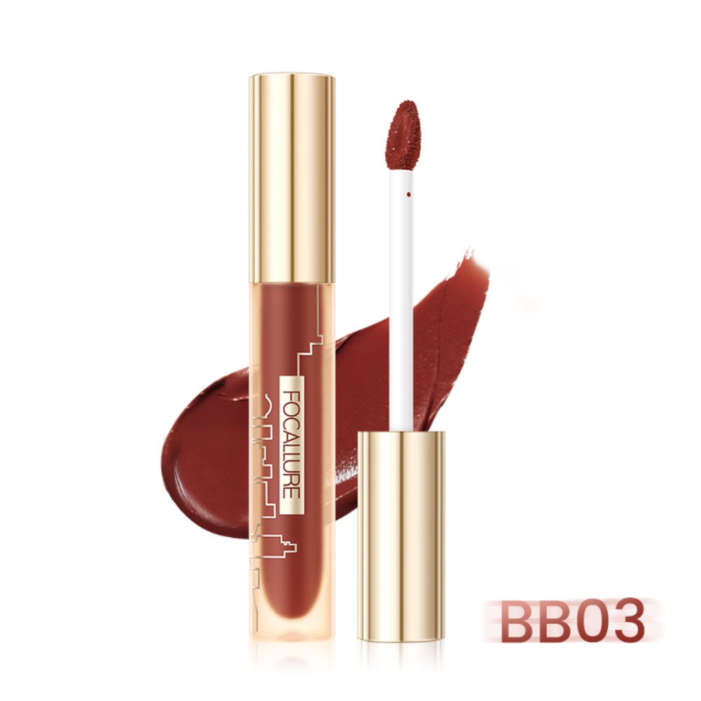 Focallure Velvet Matte Lip Tint Thoáng Mát Phù Hợp Dưỡng Ẩm Sắc Tố Cao Lâu Mặc Mềm Mượt Prettyhat