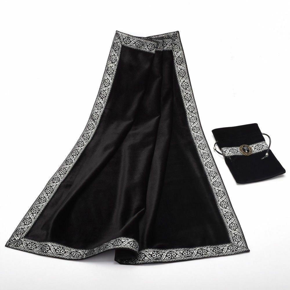 Tấm Thảm Thẻ Bài Tarot Hình Vuông Bằng Vải Nhung Chất Lượng Cao REBUY1