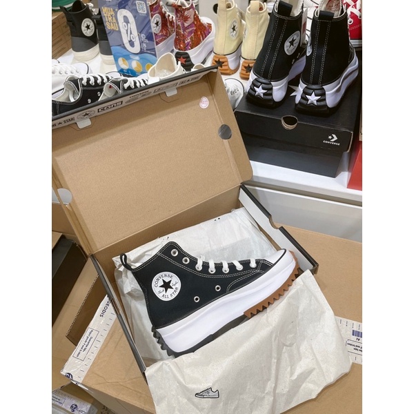 Giày Converse Run Star Hike Black High Top 166800C