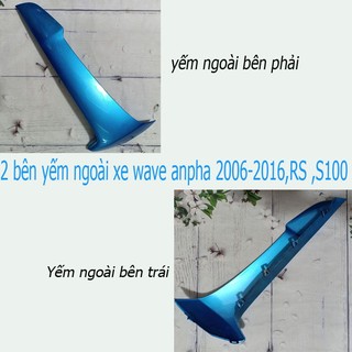 Yếm ngoài xe Wave RS100 - Wave Anpha 100 - Wave S100 đời 2006 đến 2016