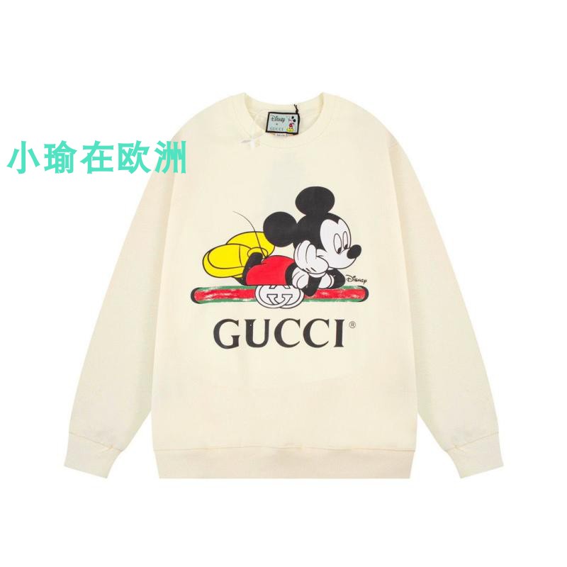 Áo Hoodie In LOGO Gucci Và Hình Chuột Mickey Thời Trang Thường Ngày Cho Nam Và Nữ
