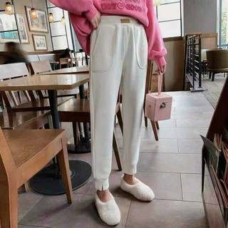 Quần baggy lót lông nữ quần nỉ jogger nữ lót lông DQNU10