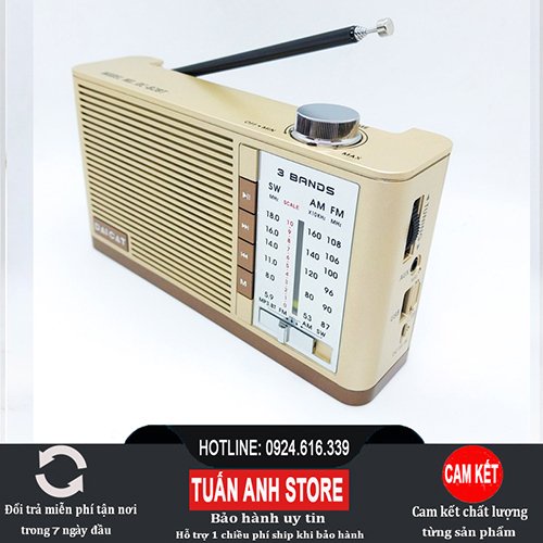 - Đài Radio Chính Hãng /Bảo Hành 12 Tháng-