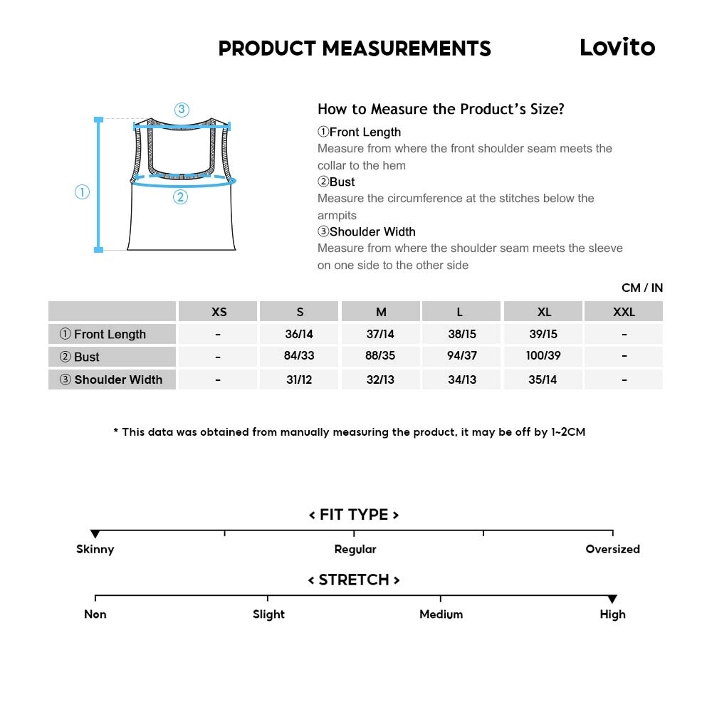 Áo thun Lovito L20D1088 in hình cơ bản (màu trắng)