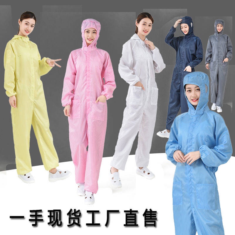 Áo Trùm Đầu Bảo Vệ Chống Bụi Chống Tĩnh Điện Có Túi Phun Sơn Phong Cách Thời Trang Unisex