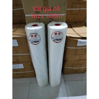 👷🏻‍♀️ Vải Gia Cố - Sợi polyester Chống Thấm, Sàn Mái ( 1M x 10M)