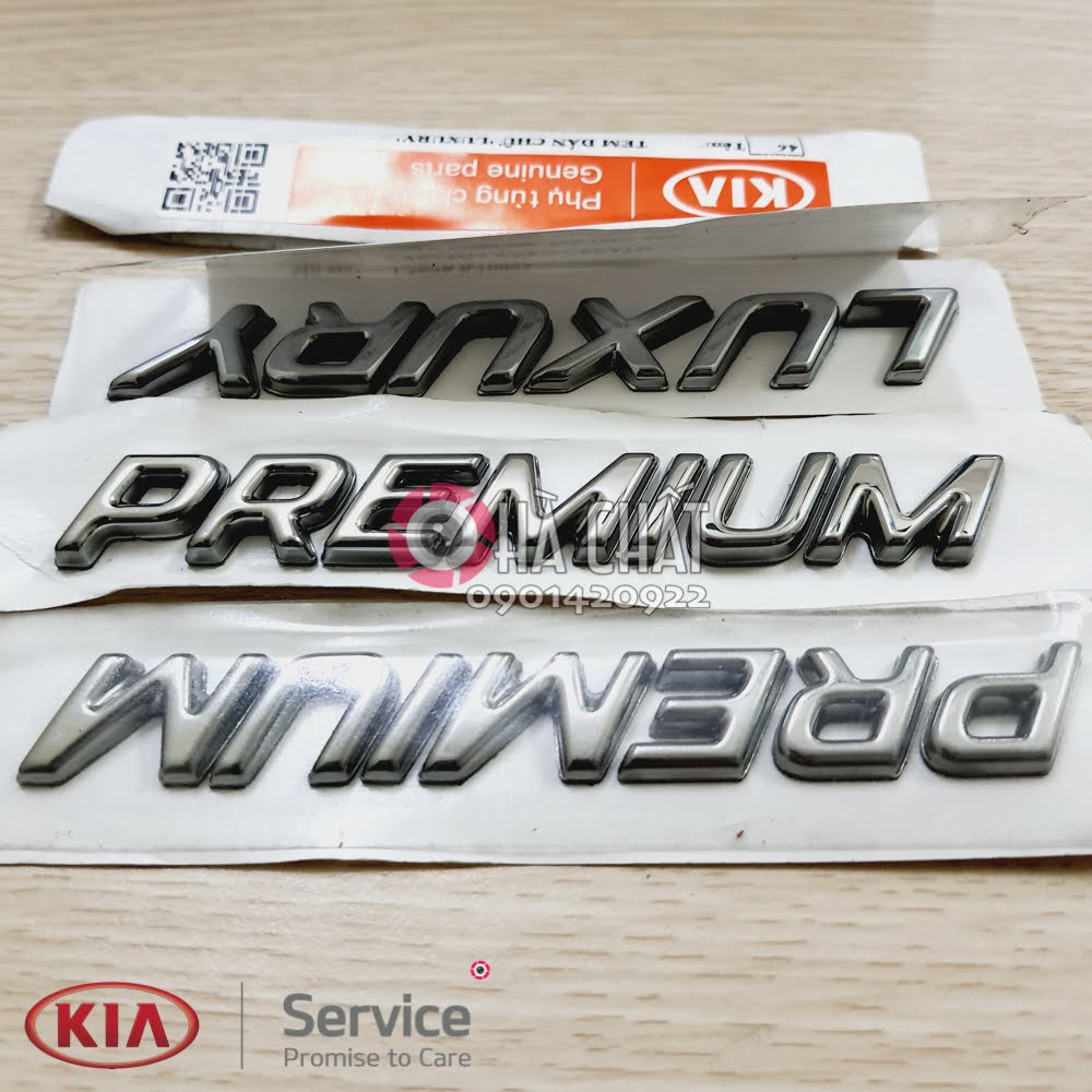 Logo chữ nổi PREMIUM LUXURY cho các dòng xe MAZDA 2, 3, 6, CX5, CX8, CX9 ... 🚘 Chính hãng THACO - MAZDA