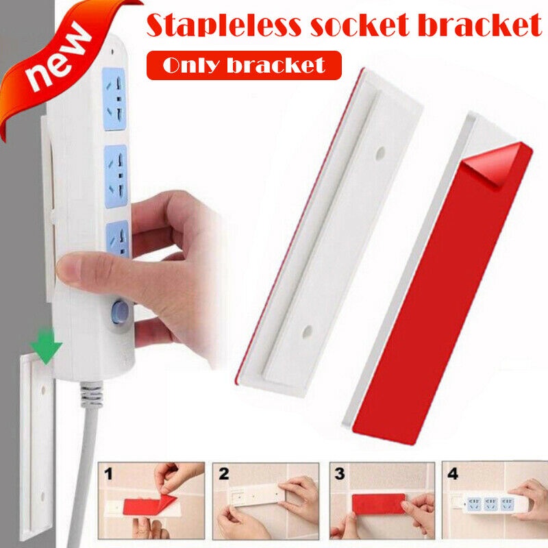 Thanh trượt gắn tường giữ ổ điện,các thiết bị điện tử khác,treo ổ điện,giá đỡ ổ cắm điện tiện dụng YR