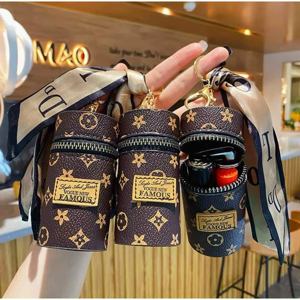 Móc khoá hình túi đựng son môi giá rẻ kiểu dáng thời trang tinh tế