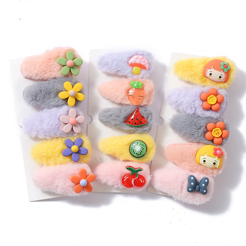 Kẹp Tóc Hình Trái Cây Hoạt Hình Xinh Xắn Cho Bé Gái