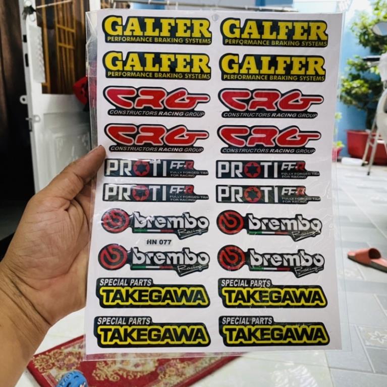 Siêu rẻ 20 tem sticker trang trí xe máy