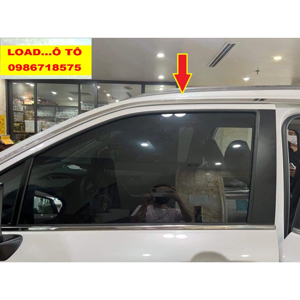 Ốp Nẹp Viền Cong Kính Xe Toyota Veloz Cross 2022-24 Bản To Full Sau Cao Cấp