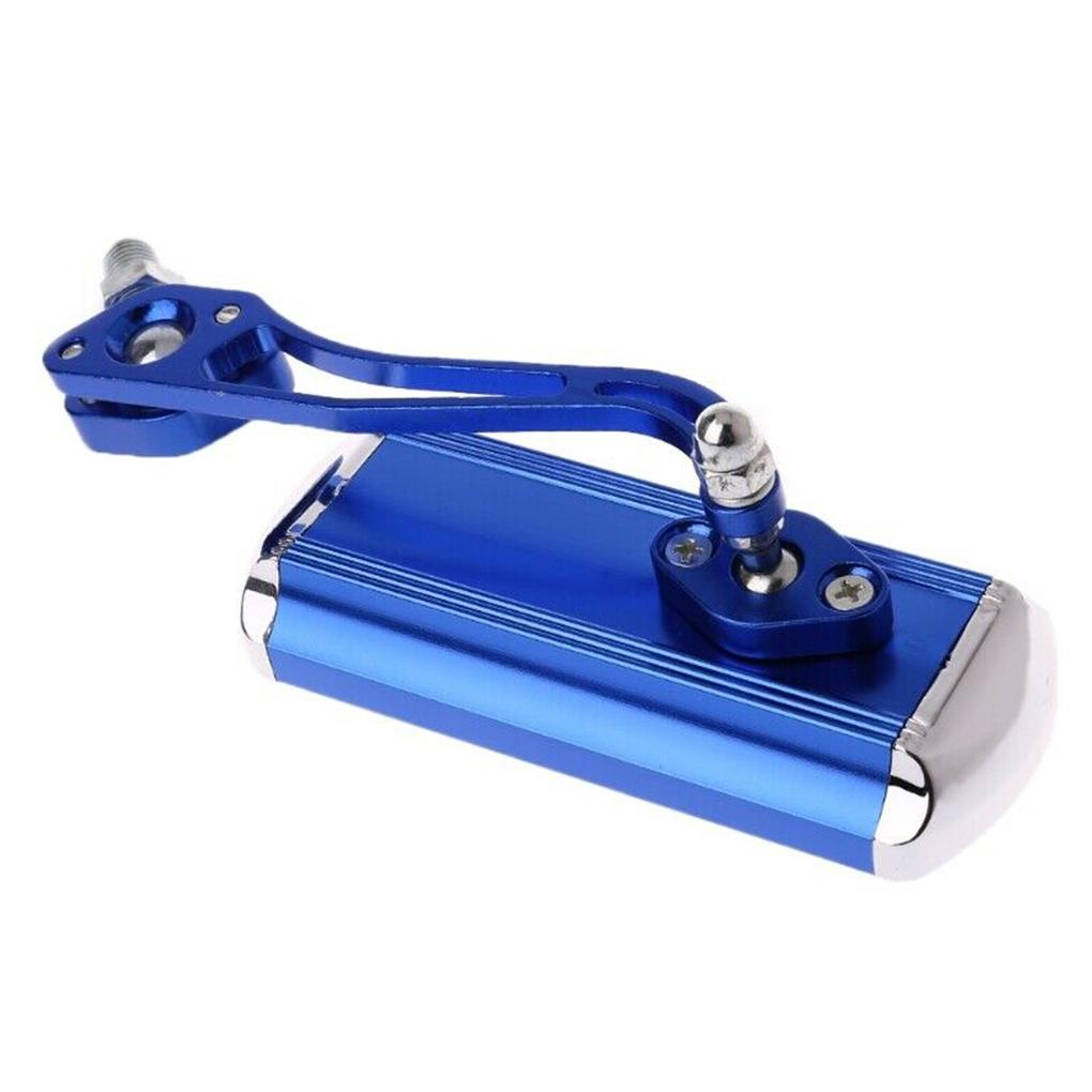 1 Gương Chiếu Hậu Xoay 360 Độ Bằng Hợp Kim Nhôm Màu Trắng Có Thể Điều Chỉnh Dành Cho Xe Đạp