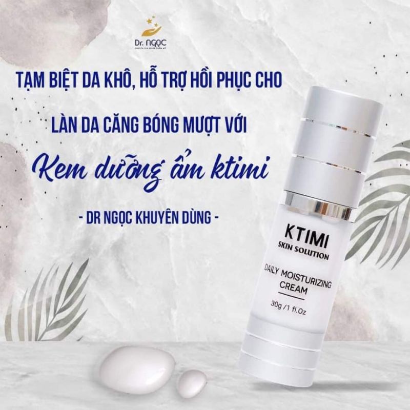 KTIMI KEM DƯỠNG ẨM, TRẮNG,PHỤC HỒI,LÀM ĐỀU MÀU DA,NGĂN LÃO HÓA KTIMI DR NGỌC KHUYÊN DÙNG