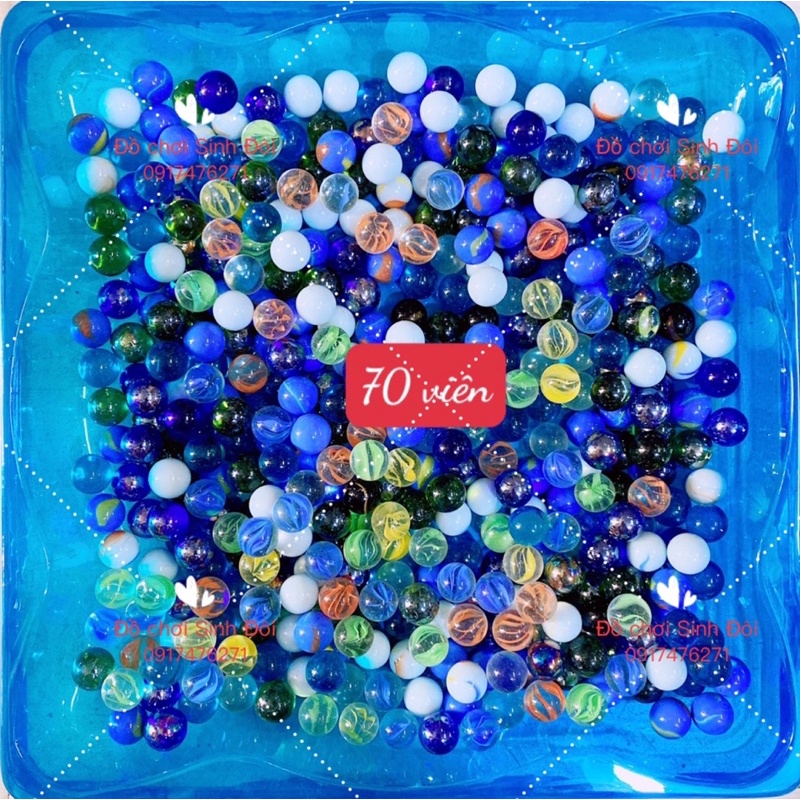 Bi thủy tinh thập Cẩm nhỏ 16mm