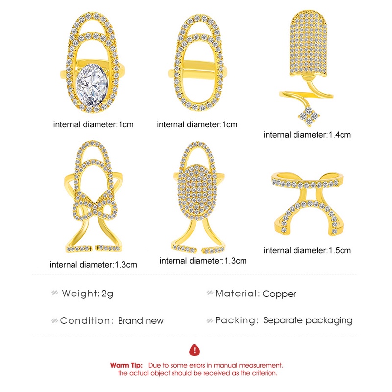 Nhẫn Hở Đính Đá Thời Trang Chất Lượng Cao Cho Nữ