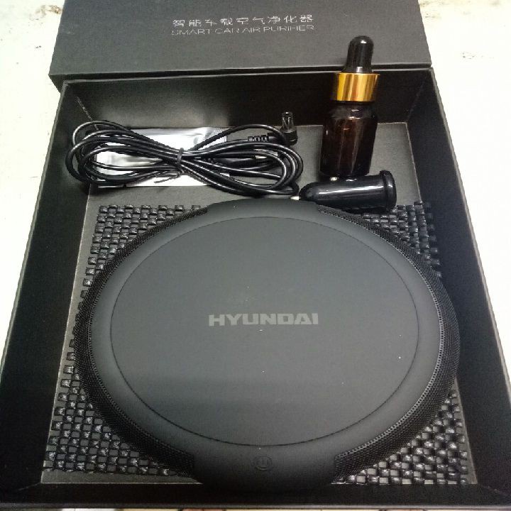 Máy lọc không khí và bụi trong xe ô tô hàng Hyundai chính hãng HY12 - bảo hành 1 năm