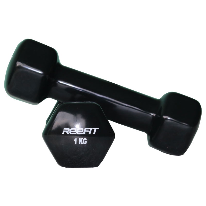 Bộ 2 tạ tay cao su 1kg Reefit