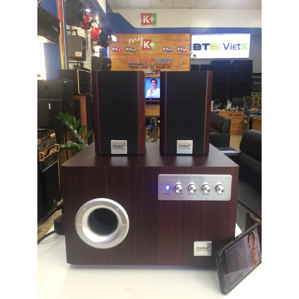 Loa vi tính RHM281BT, loa bluetooth 2.1 công suất 60W