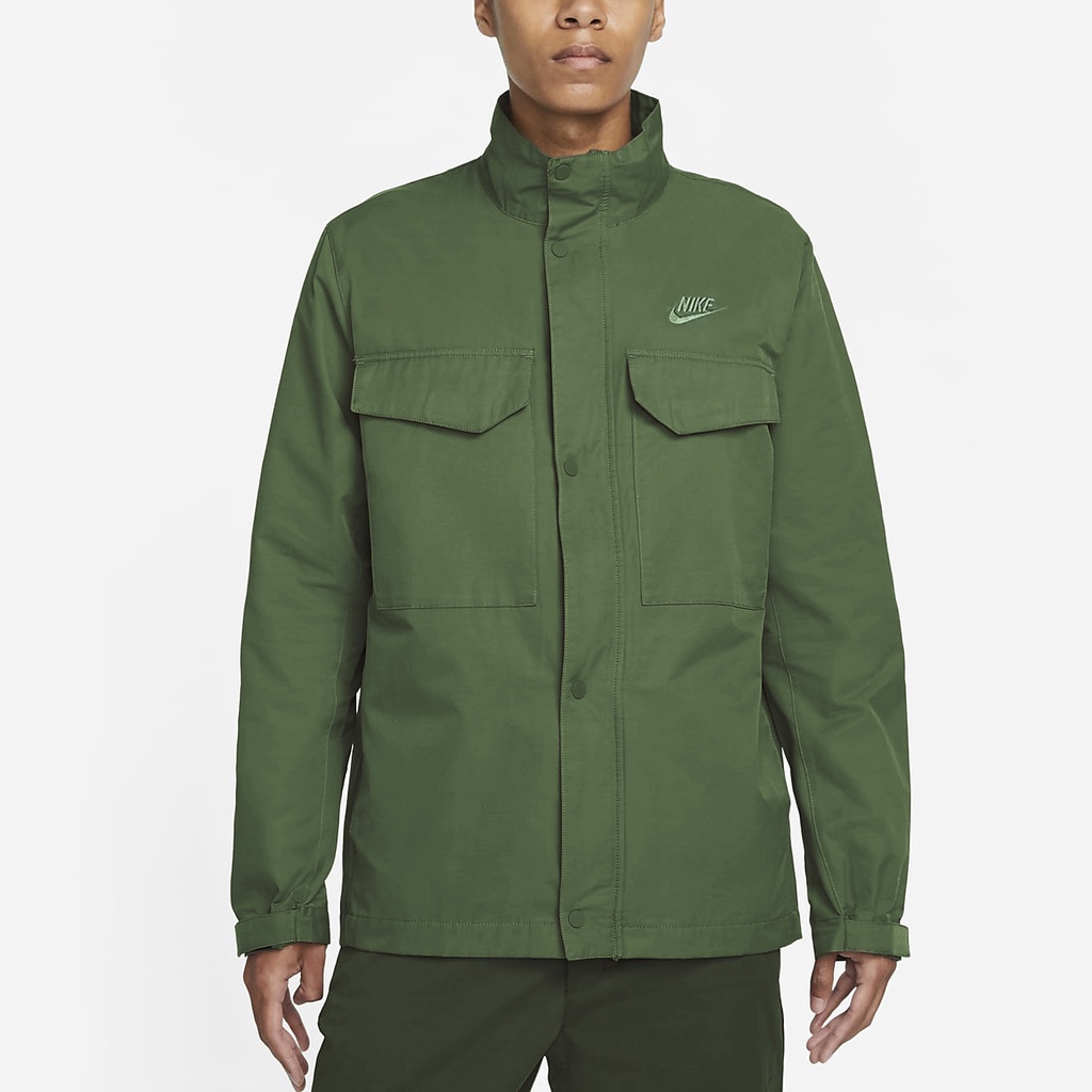 ÁO KHOÁC NIKE SPORTSWEAR WOVEN UTILITY M65 TRACK JACKET - GREEN