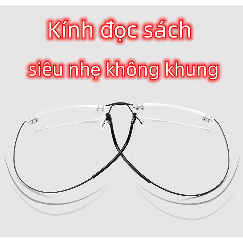 Kính lão dẻo có độ sẵn 1-6 độ cho người già đọc sách kính viễn thị, nam nữ cao cấp nước Đức, êm mắt cực sáng và rõ