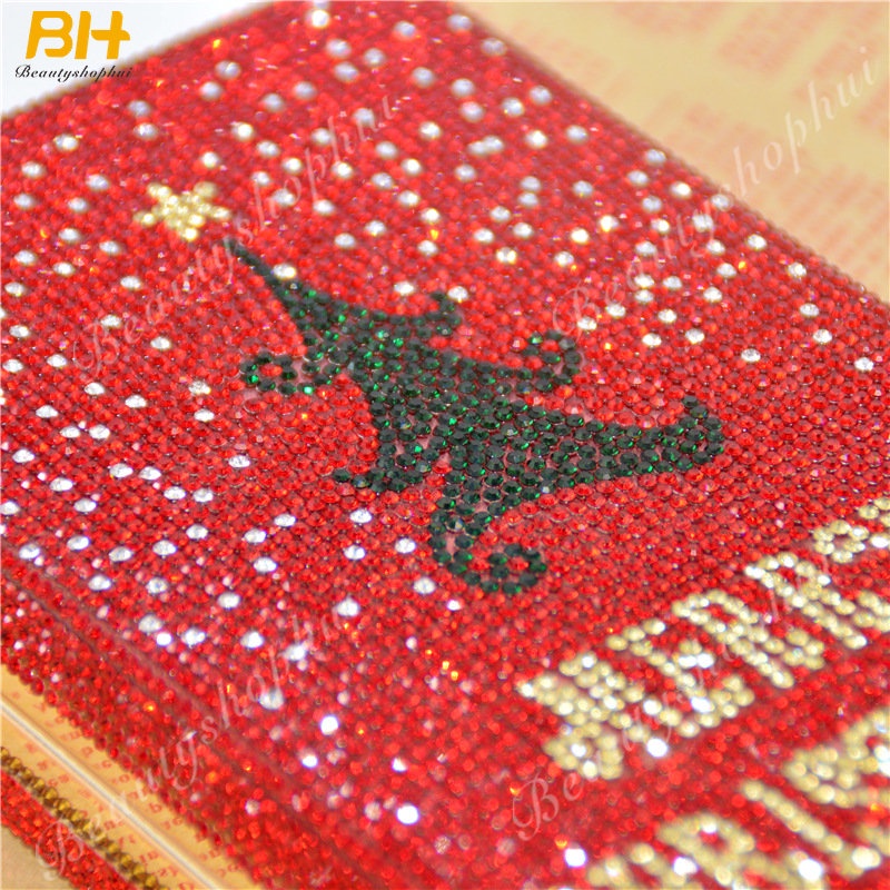 Túi Đeo Chéo Hình Vuông Nhỏ Bằng Nhựa Đính Kim Cương Phong Cách Âu Mỹ Mới Cho Nữ