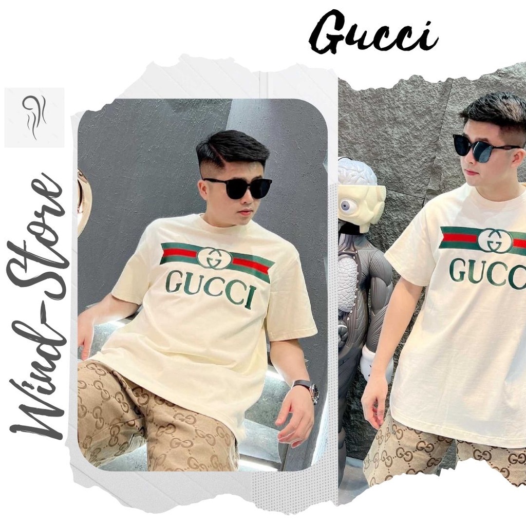 Áo gucci basic HOT TREND chất cotton co dãn 4 chiều cực mát 01 (Wind-Store )