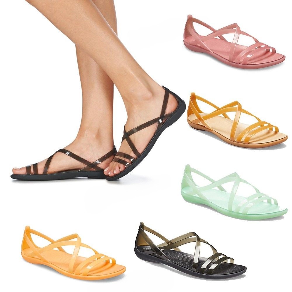 Sandal Crocs Isabella Strappy Nữ Cao Cấp