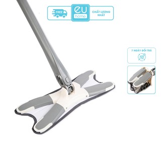 Cây lau nhà tự vắt,chổi lau nhà thông minh chính hãng xoay 360 độ dạng chữ X kèm bàn chải làm sạch LS-CLN-X