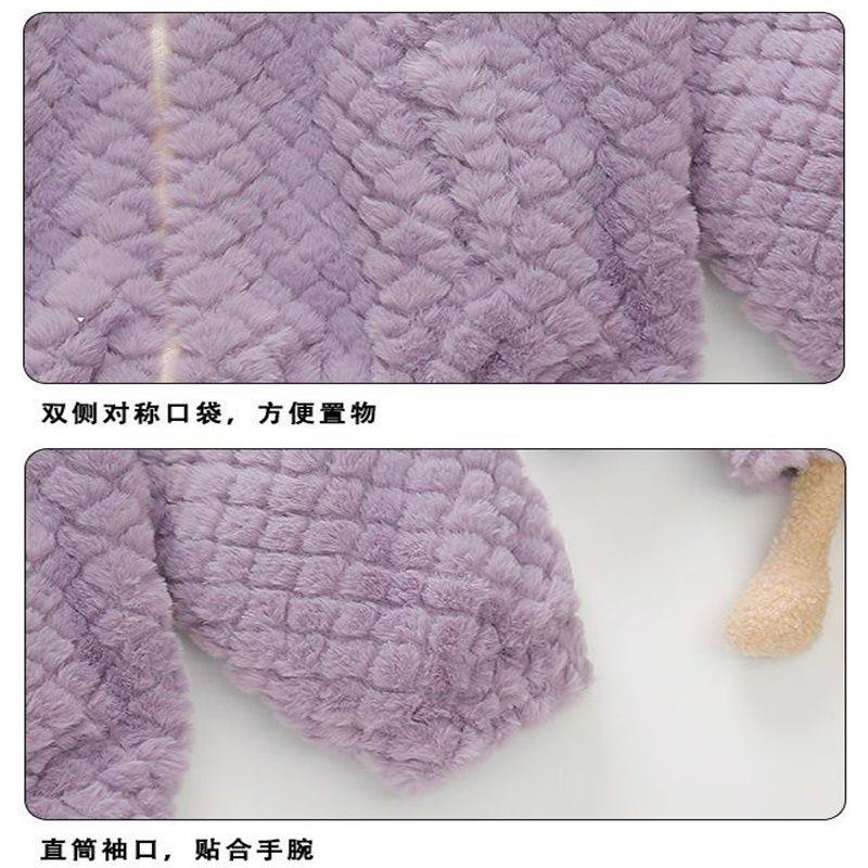 Áo Khoác Thu Đông Lót Nhung Dày Dặn Phong Cách Mới 2022 Cho Bé Gái