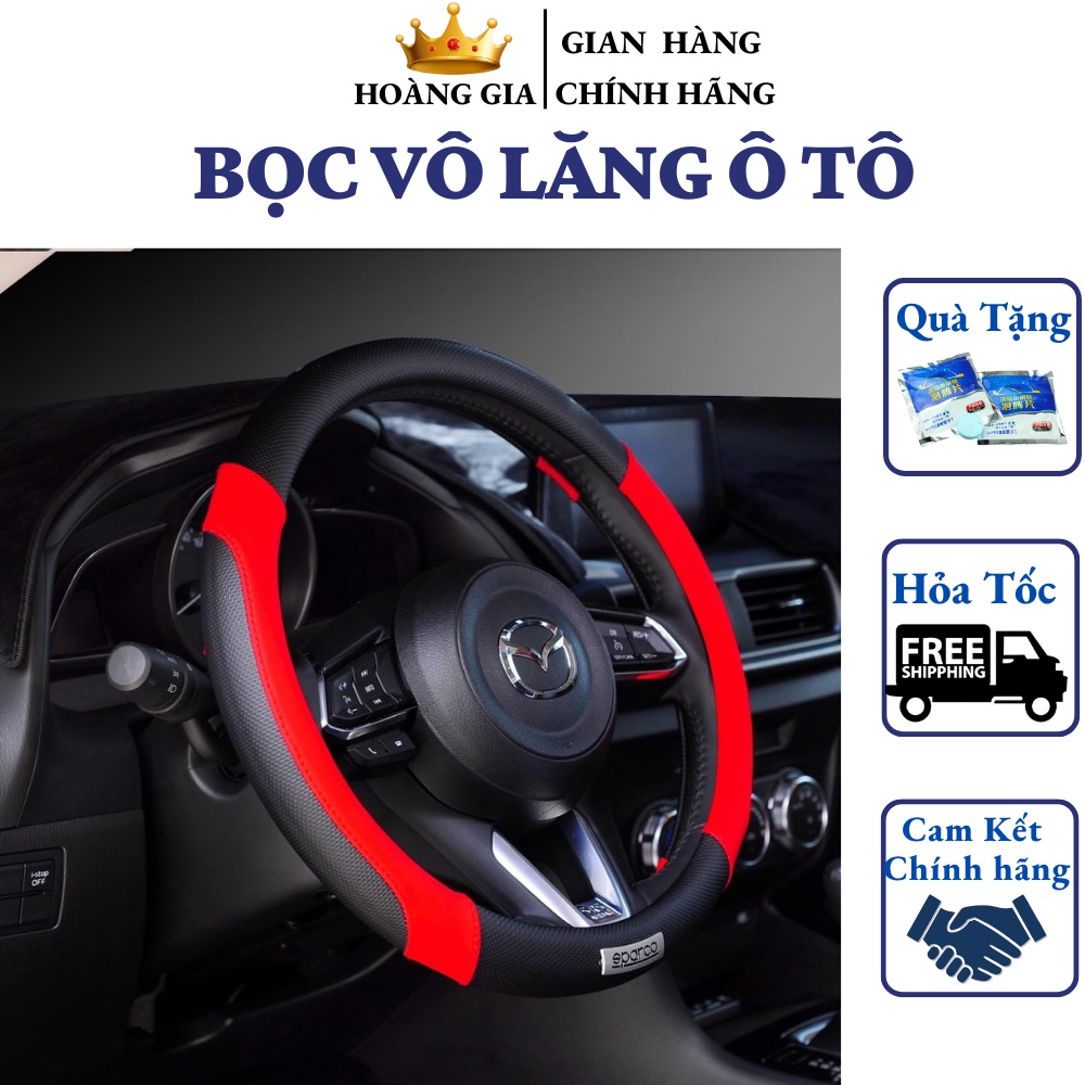 Bọc Vô Lăng – Bọc VoLang Sparco F1 Cao Cấp Đường Kính 38cm Phong Cách Thời Trang, Lịch Lãm, Phù Hợp Cho Các Loại Xe