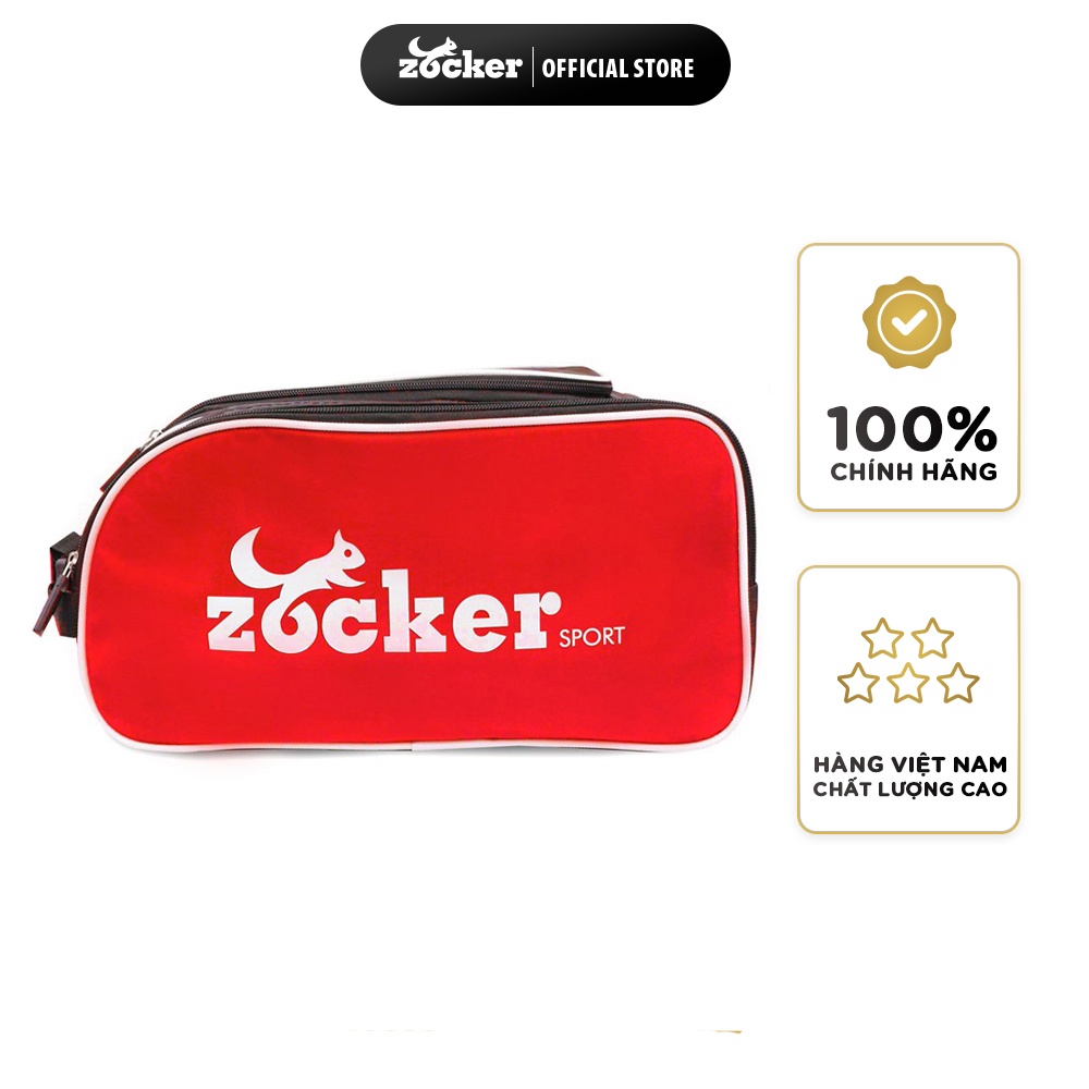 Túi Đựng Giày Zocker Đỏ, Phụ Kiện Thể Thao Thiết Kế Đa Năng, Dễ Dàng Sử Dụng