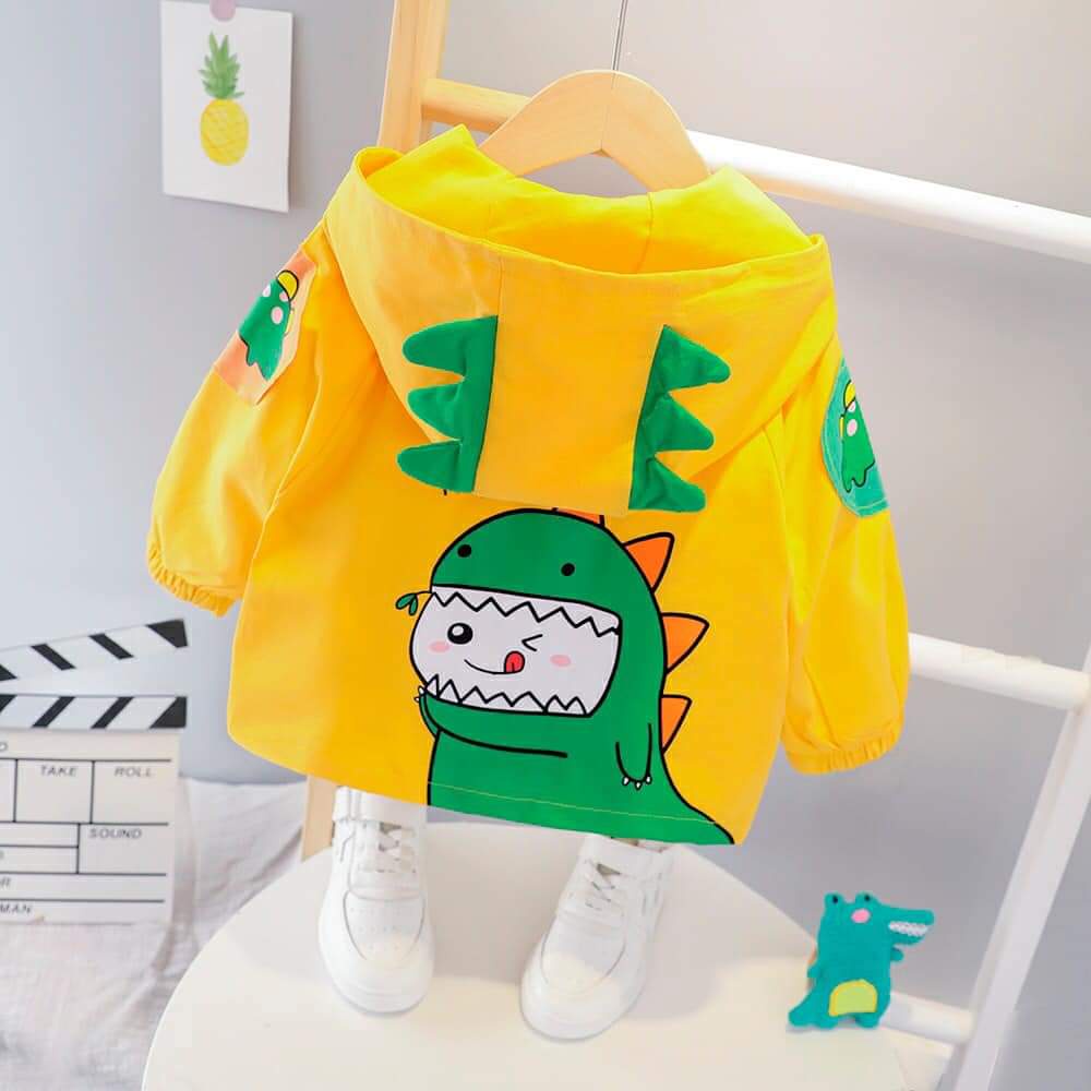 SALE ÁO KHOÁC GIÓ KHỦNG LONG CHO BÉ TRAI SIZE 8-24KG