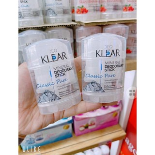 Lăn Khử Mùi Đá Khoáng Deo Klear Thái Lan