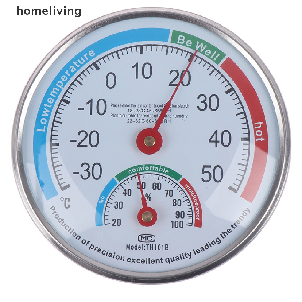 Nhiệt Kế Hình Tròn Đo Độ Ẩm Tiện Dụng Cho Gia Đình