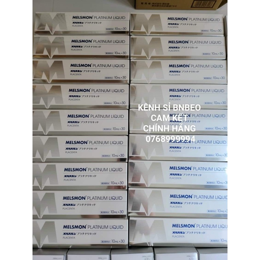 Nước Uống Tinh Chất Nhau Thai Ngựa Melsmon Platinum Liquid