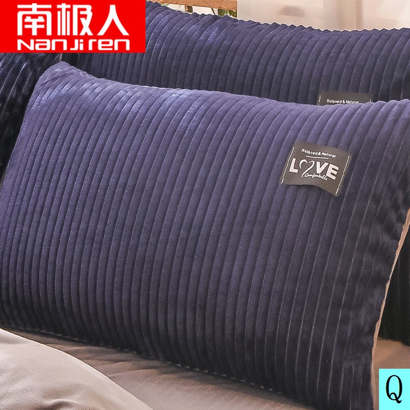 Vỏ Gối Đơn Bằng Vải Lông Cừu San Hô Thân Thiện Với Da Mềm Mại Kích Thước 48x74