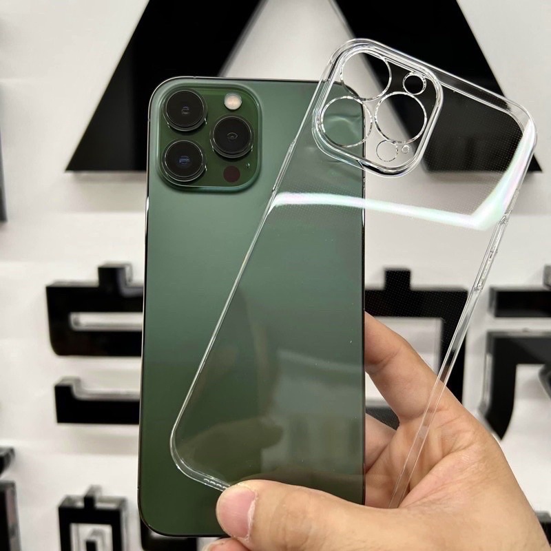 Ốp memumi trong suốt có bảo vệ camera dành cho iPhone 13/13pro/13pro max /14/14pro/14plus/14pro max