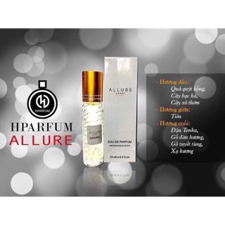 Nước hoa mini Pháp Hparfum CHANEL ALLURE Nam dạng lăn 12ml