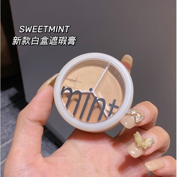 Bảng che khuyết điểm 3 màu SWEET MINT mỏng nhẹ tự nhiên che phủ tốt