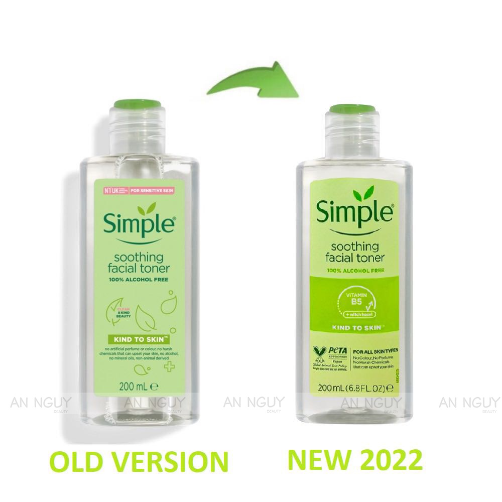Nước hoa hồng Simple Kind To Skin