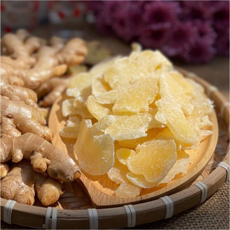 Mứt gừng Huế 100g dùng thử - ngọt nhẹ cay cay - Mứt tết