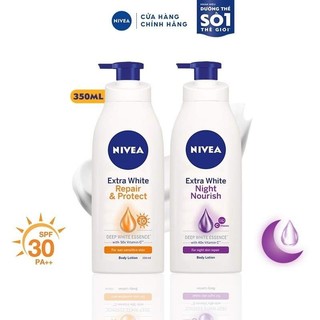350 ml - sữa dưỡng thể trắng da nivea ngày & đêm