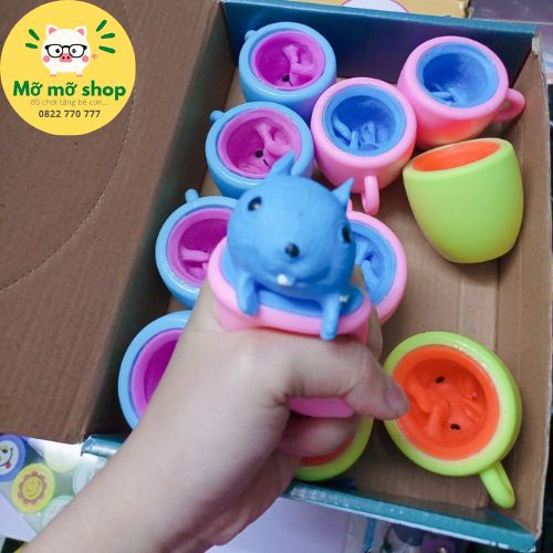 Đồ chơi bóp tay xả stress hình cục phô mai và em chuột giảm căng thẳng mà siêu đáng yêu