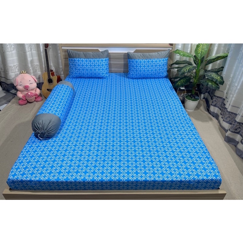 Bộ drap thun hàn quốc 4 món mát mịn