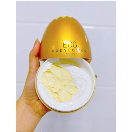 Kem Body Trứng Vàng 2 Lòng Dưỡng Trắng Da Toàn Thân Egg Body Lotion Queenie Skin