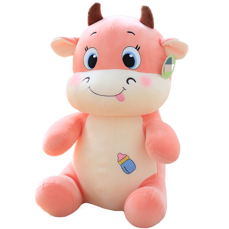 Gấu bông trâu 20cm, gấu bông gòn lông mềm mịn
