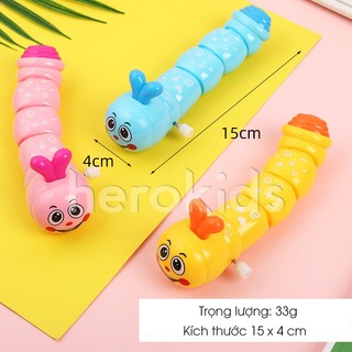 Đồ chơi con sâu vặn cót chạy đà cho bé