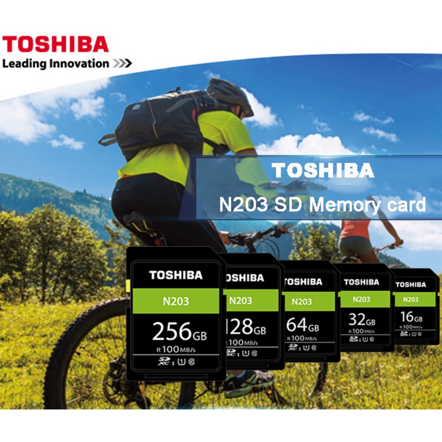 Thẻ Nhớ TOSHIBA 16GB 32GB 64GB 128GB SDHC UHS-I CLASS 10 (100MB / S) (Thn203N0320A4)