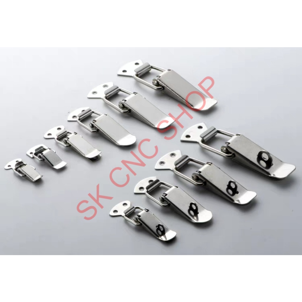 Khóa gài Inox loại có Lỗ Khóa Size L 90MM - SK CNC SHOP